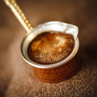 Кофе на песке на Центральном рынке